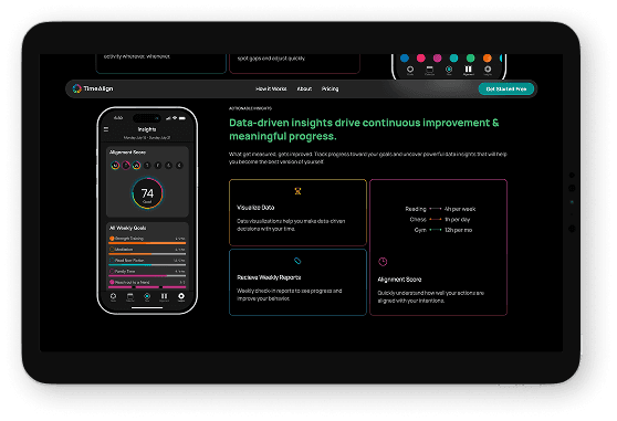 Time Align mockup